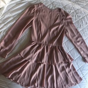 Rebecca Minkoff Pink Peplum Cocktail Dress